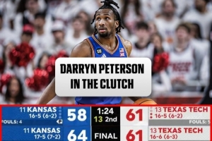 状元大热彼得森砍19分2断 底角失衡三分追平+45°干拔三分准绝杀